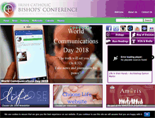 Tablet Screenshot of catholicbishops.ie